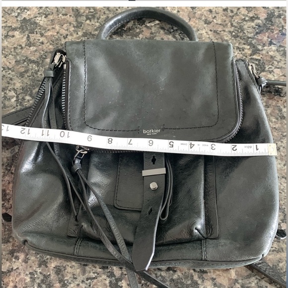 Botkier black leather small backpack with studs and lots of pockets - Picture 3 of 8